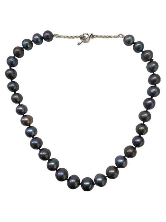 Bold Black Pearl Necklace