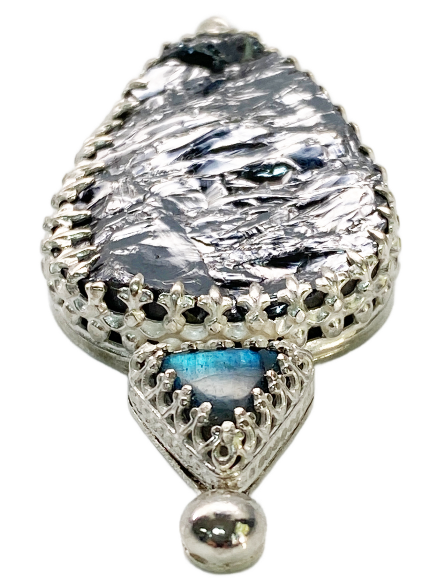 Elite Shungite & Labradorite Pendant