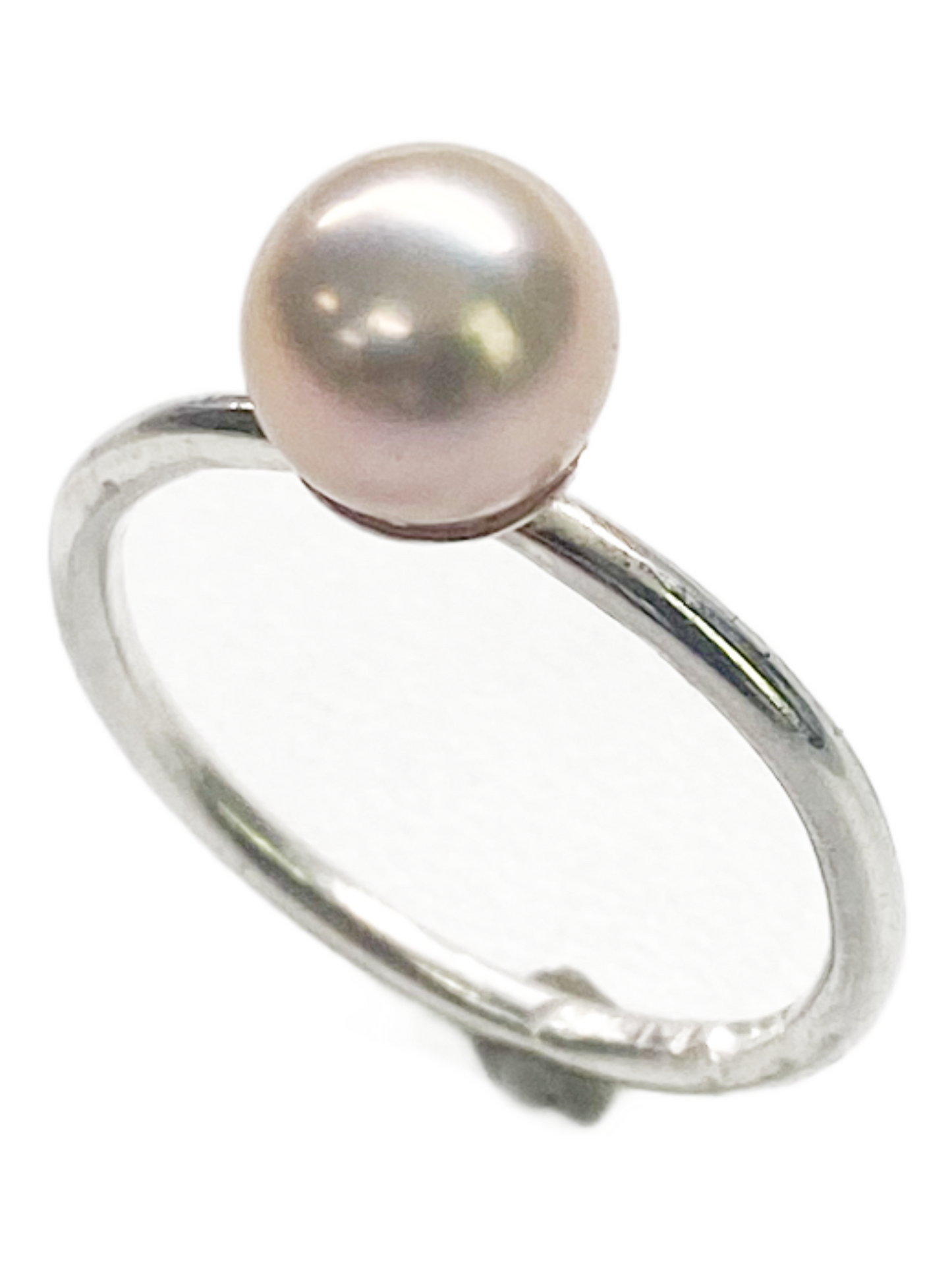 Pink Pearl Sterling Silver Ring