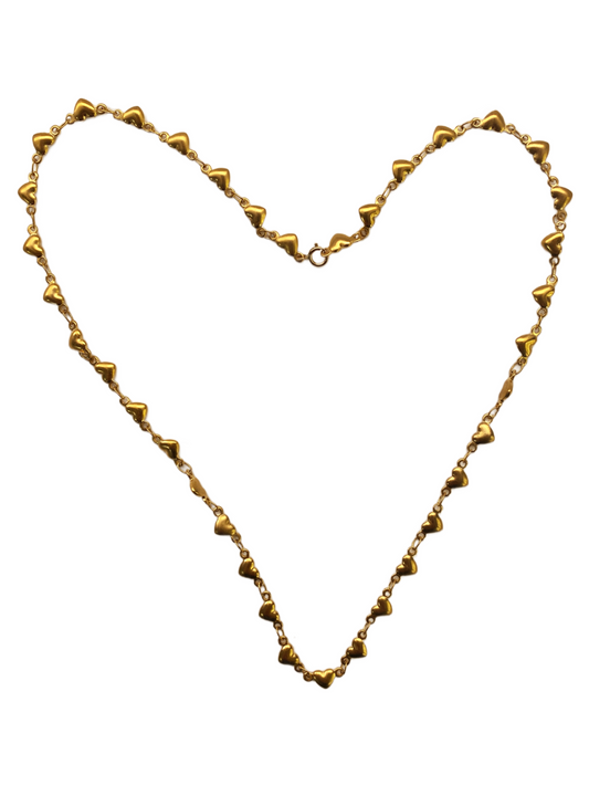 Puff Heart Necklace