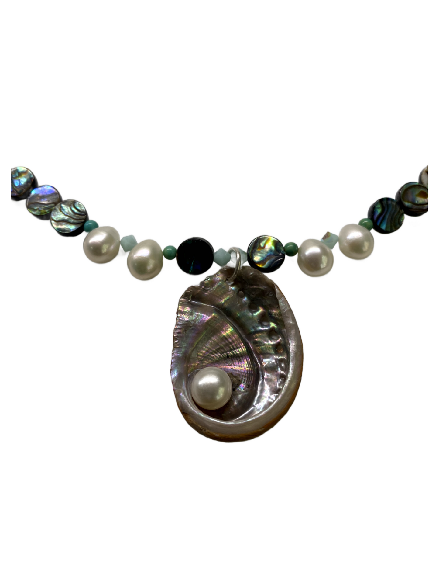 Abalone Sea Breeze Necklace