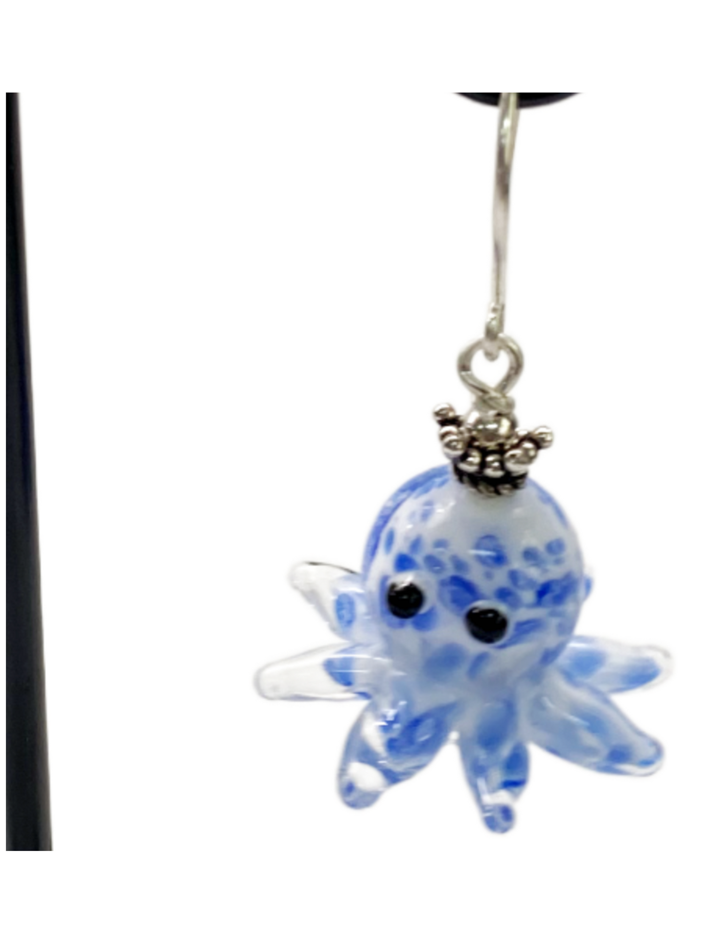 Lampwork Octupus Earrings