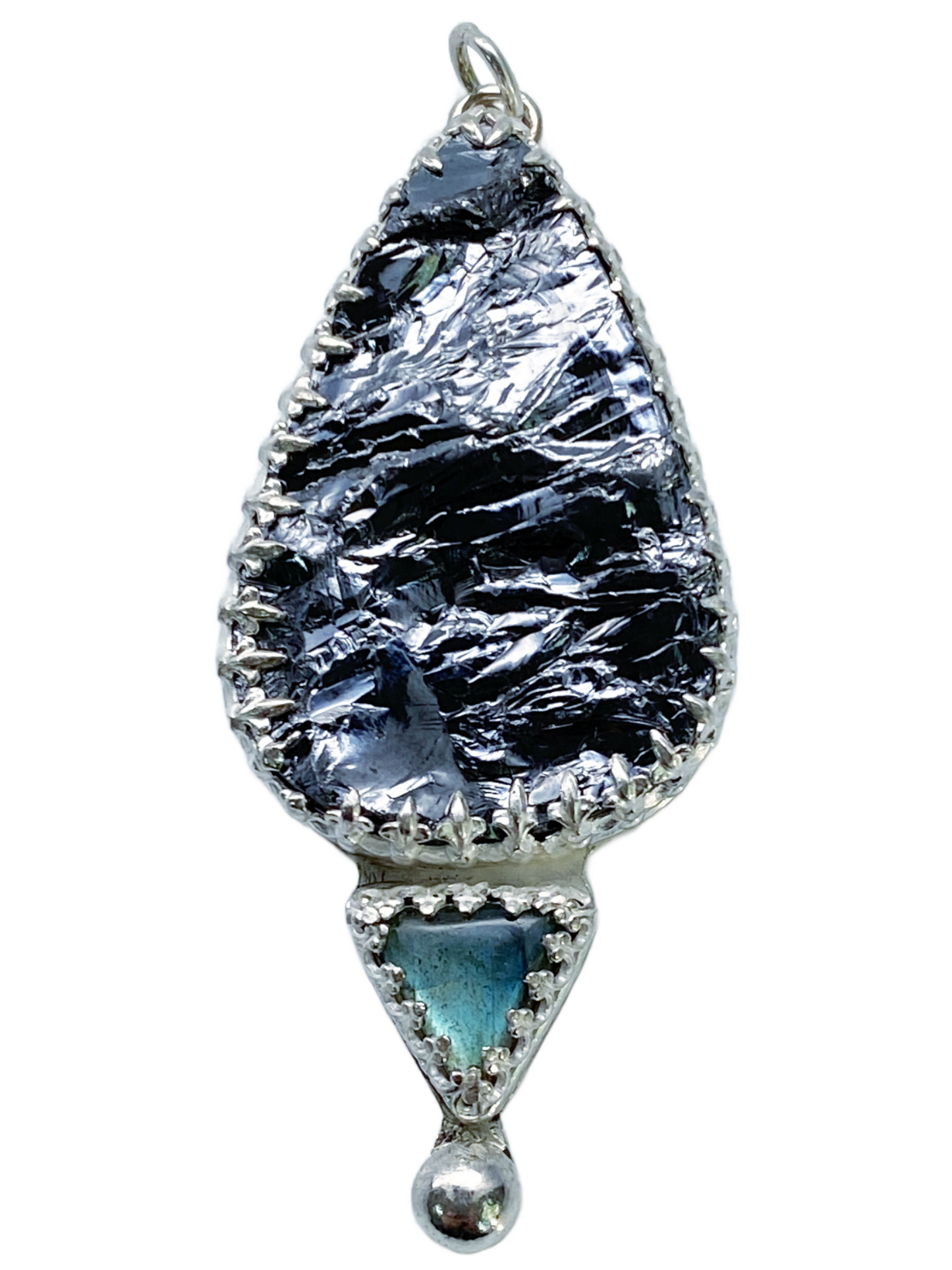 Elite Shungite & Labradorite Pendant