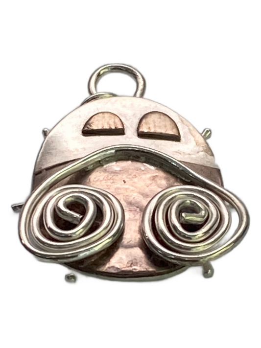 Abstract Beetle Pendant