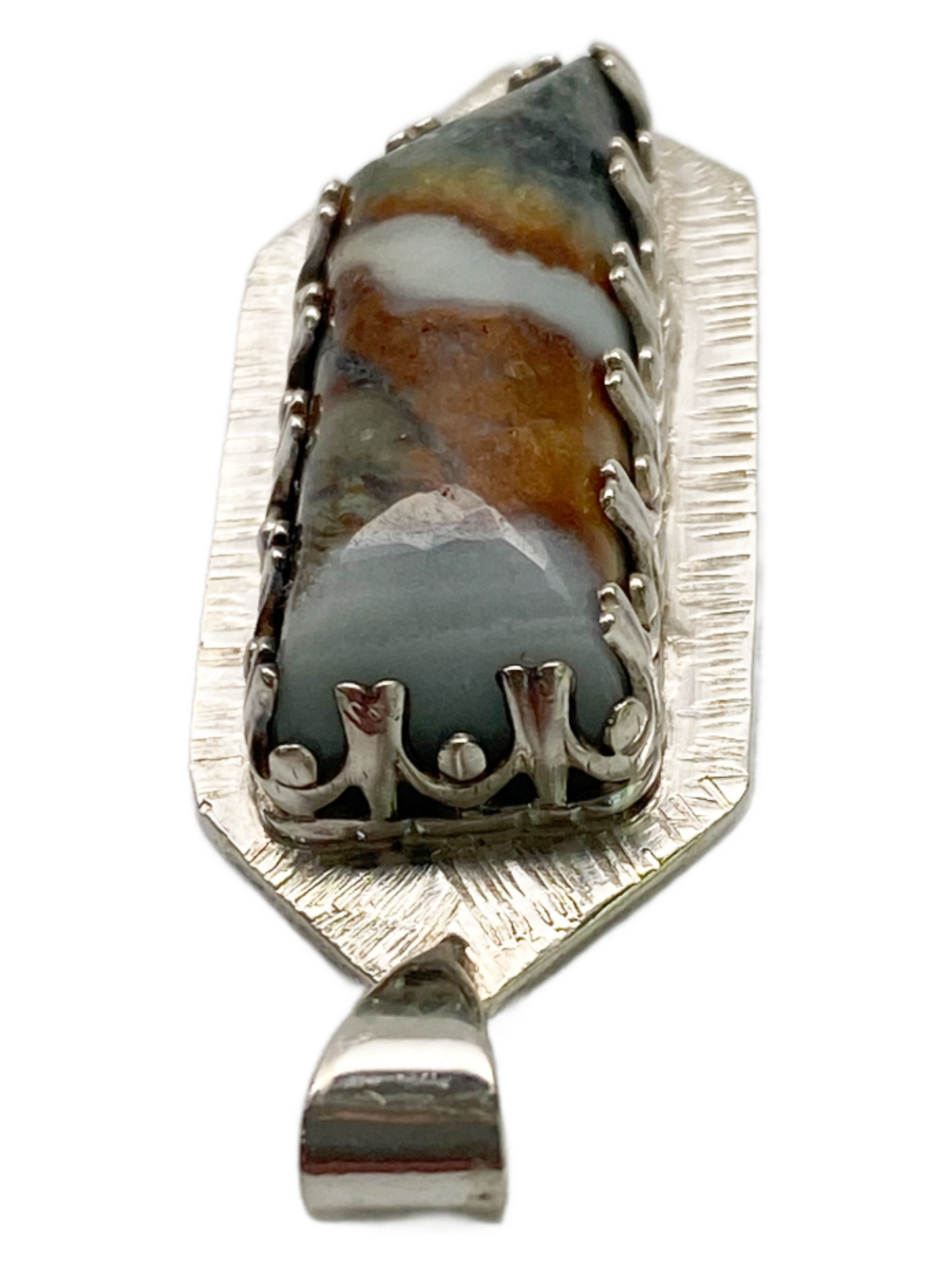 BC Ocean Picture Stone Pendant