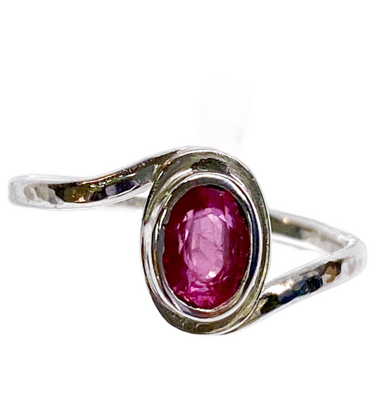 Ruby Twist Ring