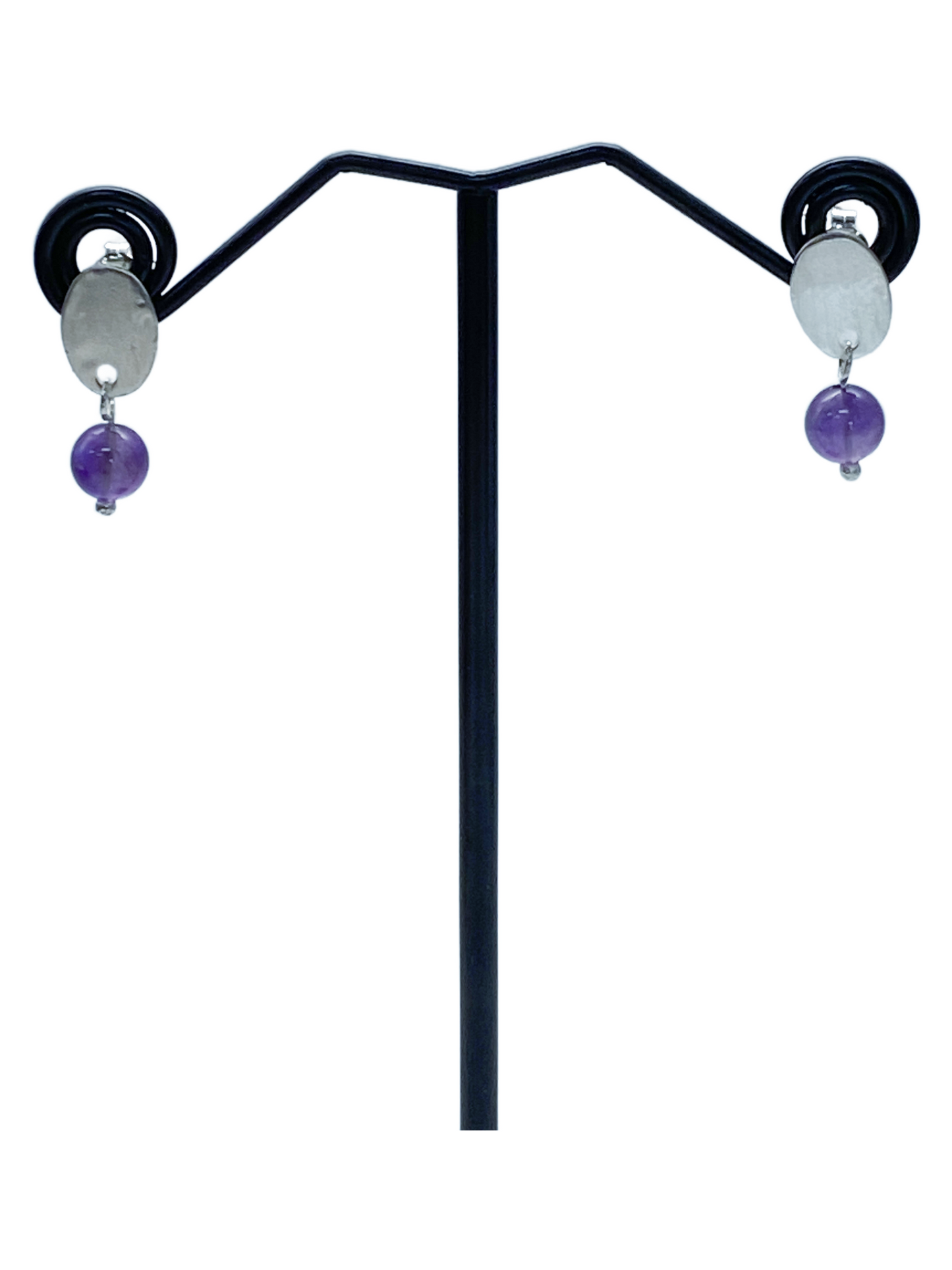 Amethyst & Sterling Silver Earrings