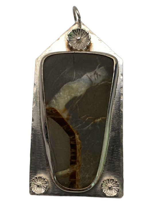 Septarian Nodule Pendant